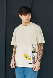 Фото - Футболка молочная оверсайз Staff bunny oversize - Men box