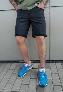 Фото - Джинсові чорні шорти Staff haw black2 regular - Men box