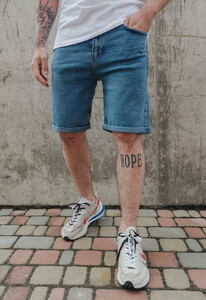 Фото - Джинсові шорти для хлопців Staff blue slim-fit - Men box