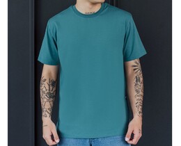 Фото - Футболка сине-зеленая Staff navy green basic - Men box