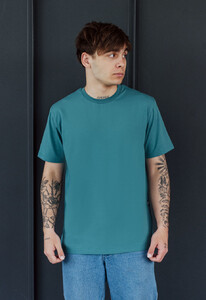 Фото - Футболка сине-зеленая Staff navy green basic - Men box