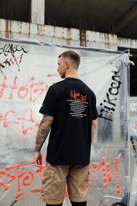 Фото - Футболка черная Staff x Цвіт Терену «Новий всесвіт» - Men box