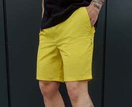 Фото - Жовті пляжні шорти з кишенями Staff yellow basic - Men box