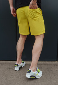 Фото - Жовті пляжні шорти з кишенями Staff yellow basic - Men box