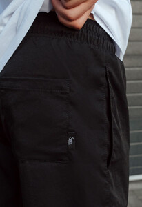 Фото - Пляжные шорты с разрезами по бокам Staff yu black - Men box
