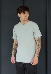 Фото - Футболка сіро-оливкова Staff light gray olive logo - Men box