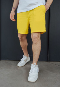 Фото - Пляжні шорти жовті однотонні Staff lo yellow - Men box
