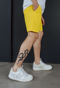 Фото - Пляжні шорти жовті однотонні Staff lo yellow - Men box
