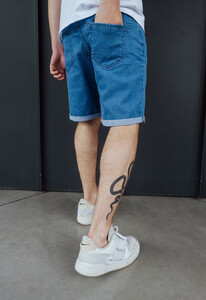 Фото - Джинсові чоловічі шорти Staff haw blue slim - Men box