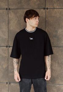 Фото - Футболка чорна оверсайз Staff black logo oversize - Men box