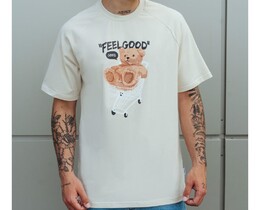 Фото - Футболка молочна з принтом Staff feel good - Men box