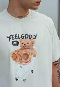 Фото - Футболка молочна з принтом Staff feel good - Men box