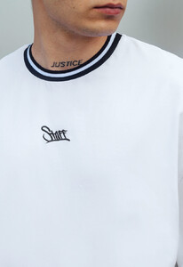 Фото - Футболка белая оверсайз Staff white logo oversize - Men box