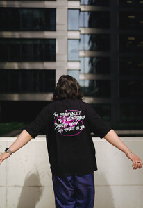 Фото - Футболка чорного кольору Staff x SadSvit black oversize - Men box