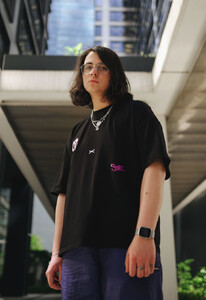Фото - Футболка чорного кольору Staff x SadSvit black oversize - Men box