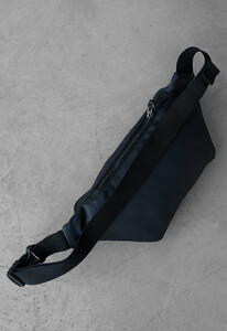 Фото - Поясна сумка з екошкіри Staff black leather - Men box