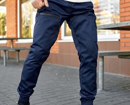 Фото - Штаны мужские Intruder GRID темно-синие с карманами - Men box