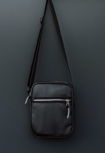 Фото - Сумка барсетка через плече Staff leather black2 - Men box