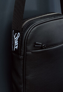 Фото - Сумка барсетка через плече Staff leather black2 - Men box