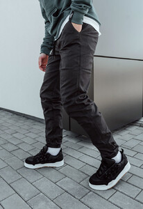 Фото - Джоггеры темно-серые Staff dark gray - Men box