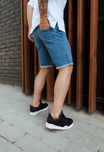 Фото - Джинсовые шорты с подворотами Staff bl c2 slim - Men box