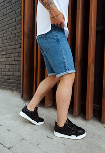 Фото - Джинсовые шорты с подворотами Staff bl c2 slim - Men box