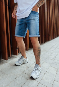 Фото - Чоловічі джинсові шорти Staff blue slim - Men box
