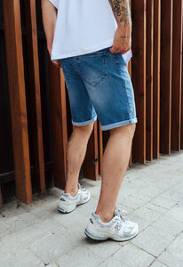 Фото - Чоловічі джинсові шорти Staff blue slim - Men box
