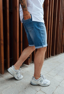 Фото - Чоловічі джинсові шорти Staff blue slim - Men box