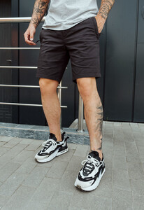 Фото - Шорты темно-серые хлопковые Staff fi dark gray - Men box