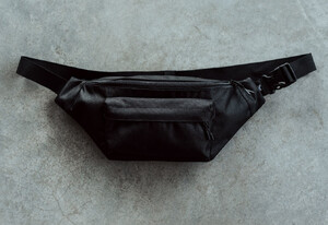 Фото - Поясная сумка унисекс черная Staff ja black - Men box