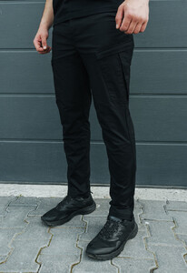Фото - Тактические штаны черного цвета Staff cargo black - Men box