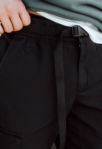 Фото - Штаны черные с карманами Staff cargo SJ black - Men box