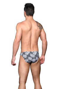 Фото - Плавки Andrew Christian Holiday Buckle смугасті з пряжкою - Men box