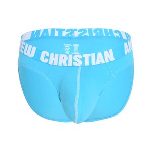 Фото - Брифы от Andrew Christian голубые с гульфиком Almost Naked - Men box
