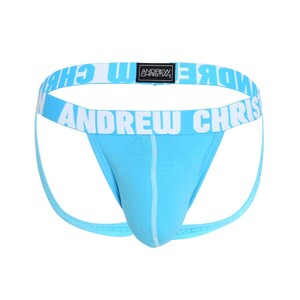 Фото - Джоки Happy Jock от Andrew Christian голубого цвета - Men box