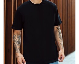 Фото - Футболка однотонная черная Staff black basic - Men box