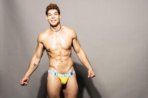 Фото - Джоки от Andrew Christian хлопковые желтого цвета - Men box