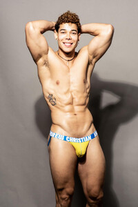 Фото - Джоки от Andrew Christian хлопковые желтого цвета - Men box