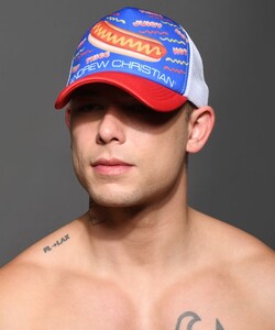 Фото - Бейсболка от Andrew Christian с ярким принтом Hot Dog - Men box
