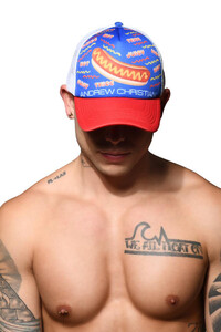 Фото - Бейсболка от Andrew Christian с ярким принтом Hot Dog - Men box