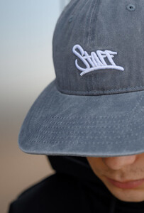 Фото - Молодежная кепка серого цвета Staff gray logo - Men box