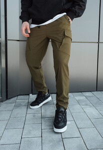 Фото - Штаны карго с карманами Staff cargo fa spandex khaki - Men box