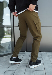 Фото - Штаны карго с карманами Staff cargo fa spandex khaki - Men box
