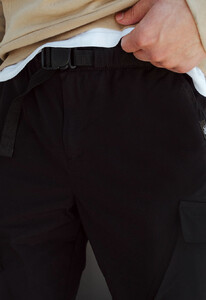 Фото - Штаны черные Staff cargo fa spandex black - Men box