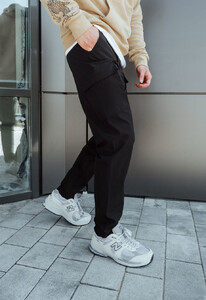 Фото - Штаны черные Staff cargo fa spandex black - Men box