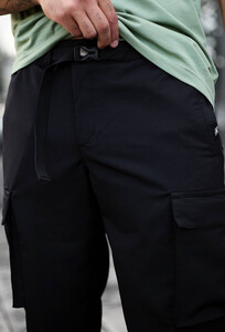 Фото - Штаны карго черные Staff cargo tao spandex black - Men box