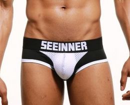 Фото - Модные черные брифы Seeinner - Men box
