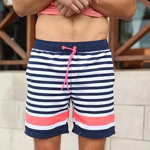 Фото - Смугасті кольорові шорти Gailang - Men box