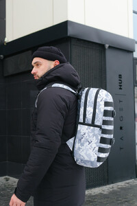 Фото - Серый рюкзак Intruder Fazan V2 пиксельной расцветки - Men box